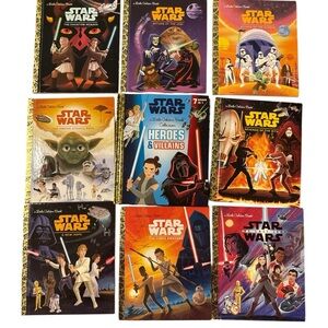 Little Golden Books- Lot of 9 Star Wars Books